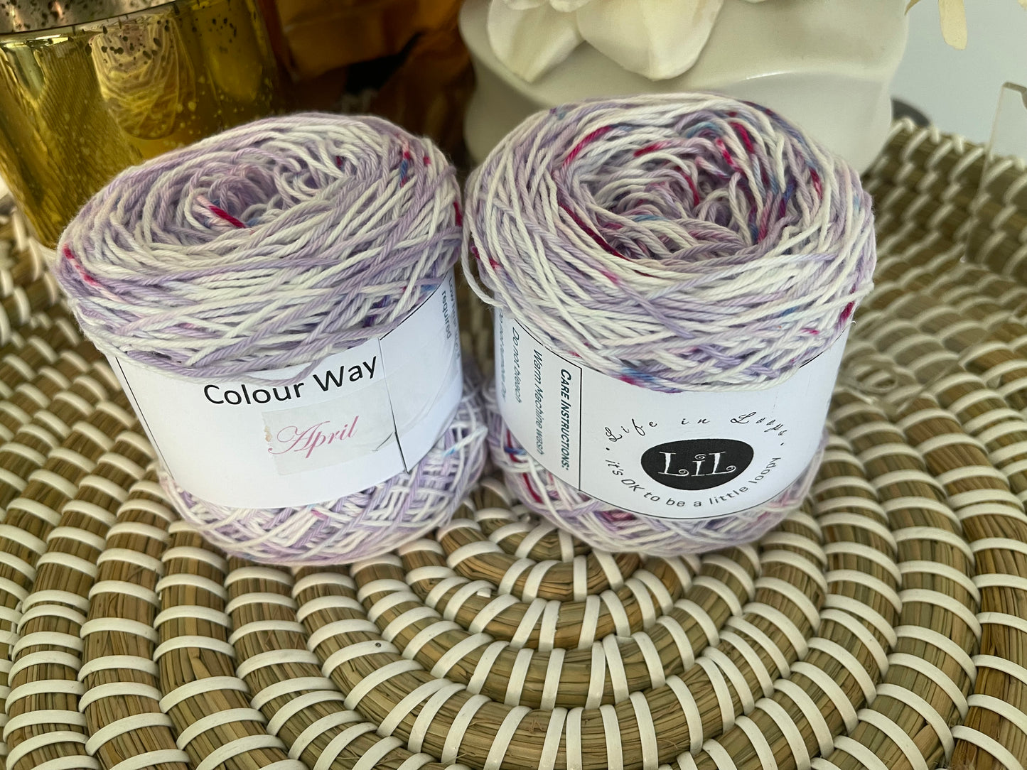 Life in Loops - Hand Dyed Cotton Yarn - 4 ply Colour of the Month