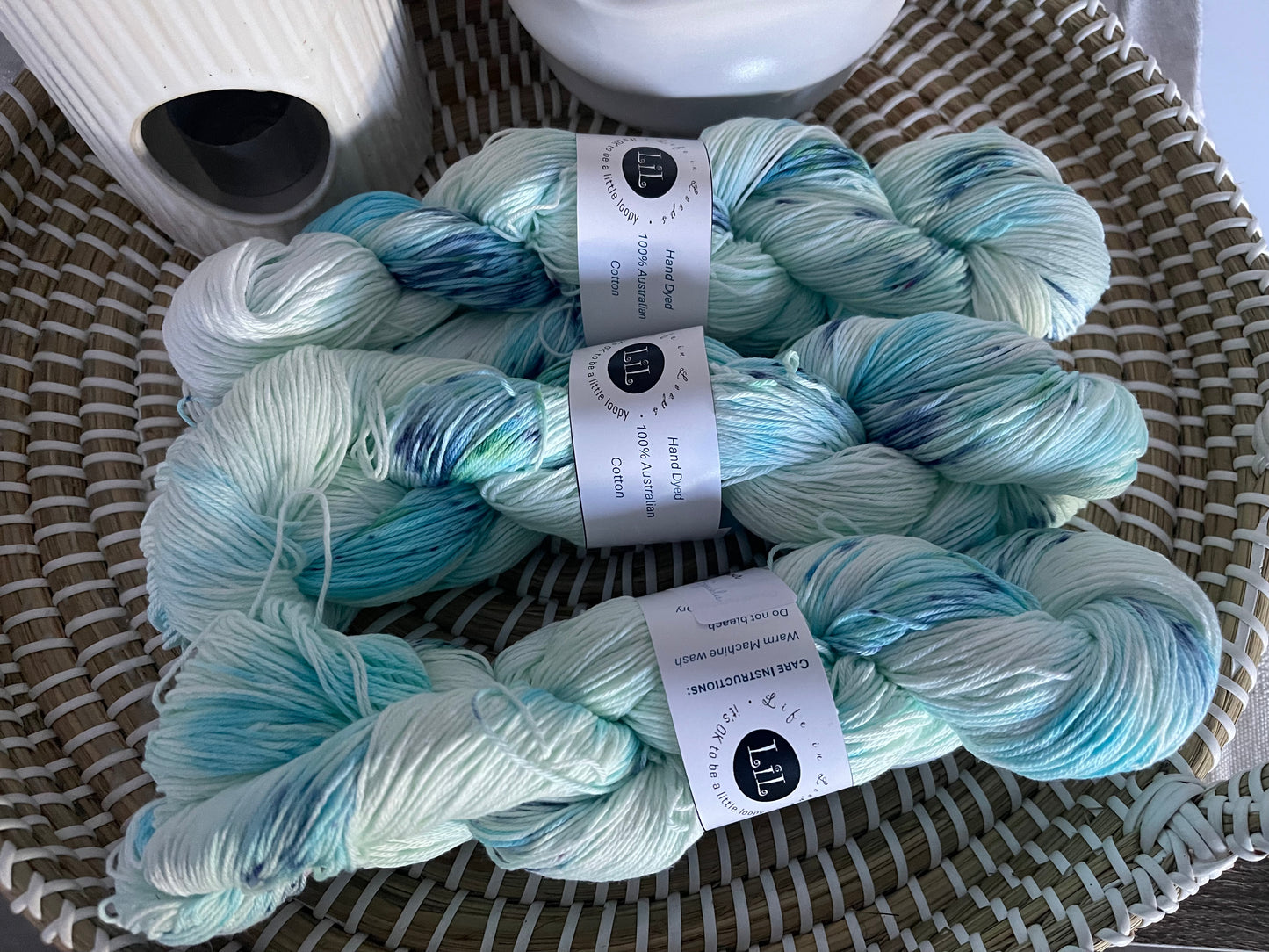 Hand Dyed Cotton Yarn - 100g Mix & Match