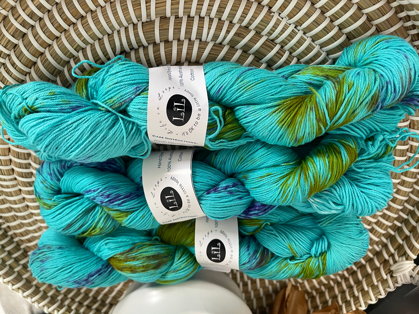 Life in Loops - Hand Dyed Cotton Yarn - 100g 4 ply Mix & Match