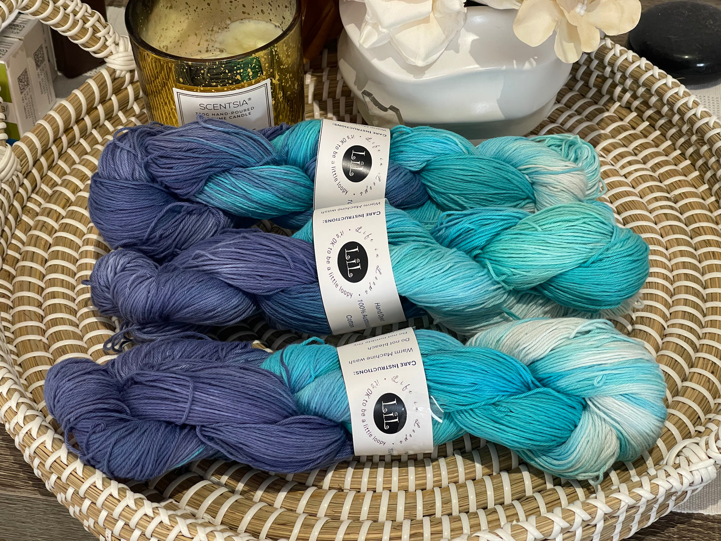 Hand Dyed Cotton Yarn - 100g Mix & Match