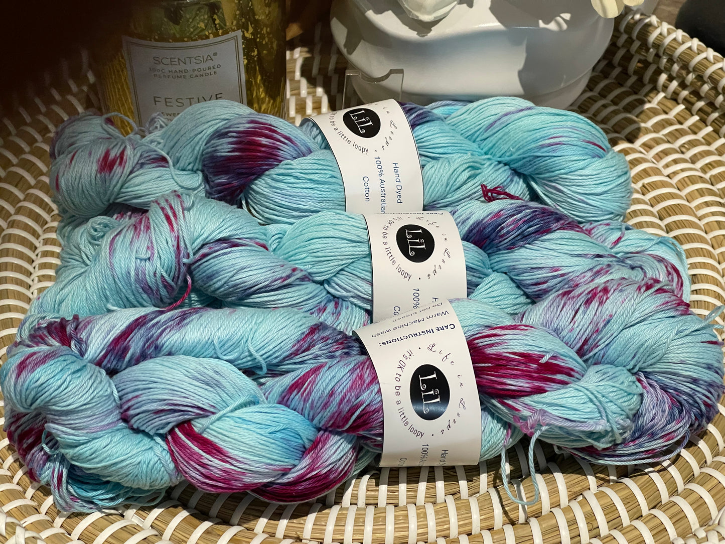 Hand Dyed Cotton Yarn - 100g Mix & Match