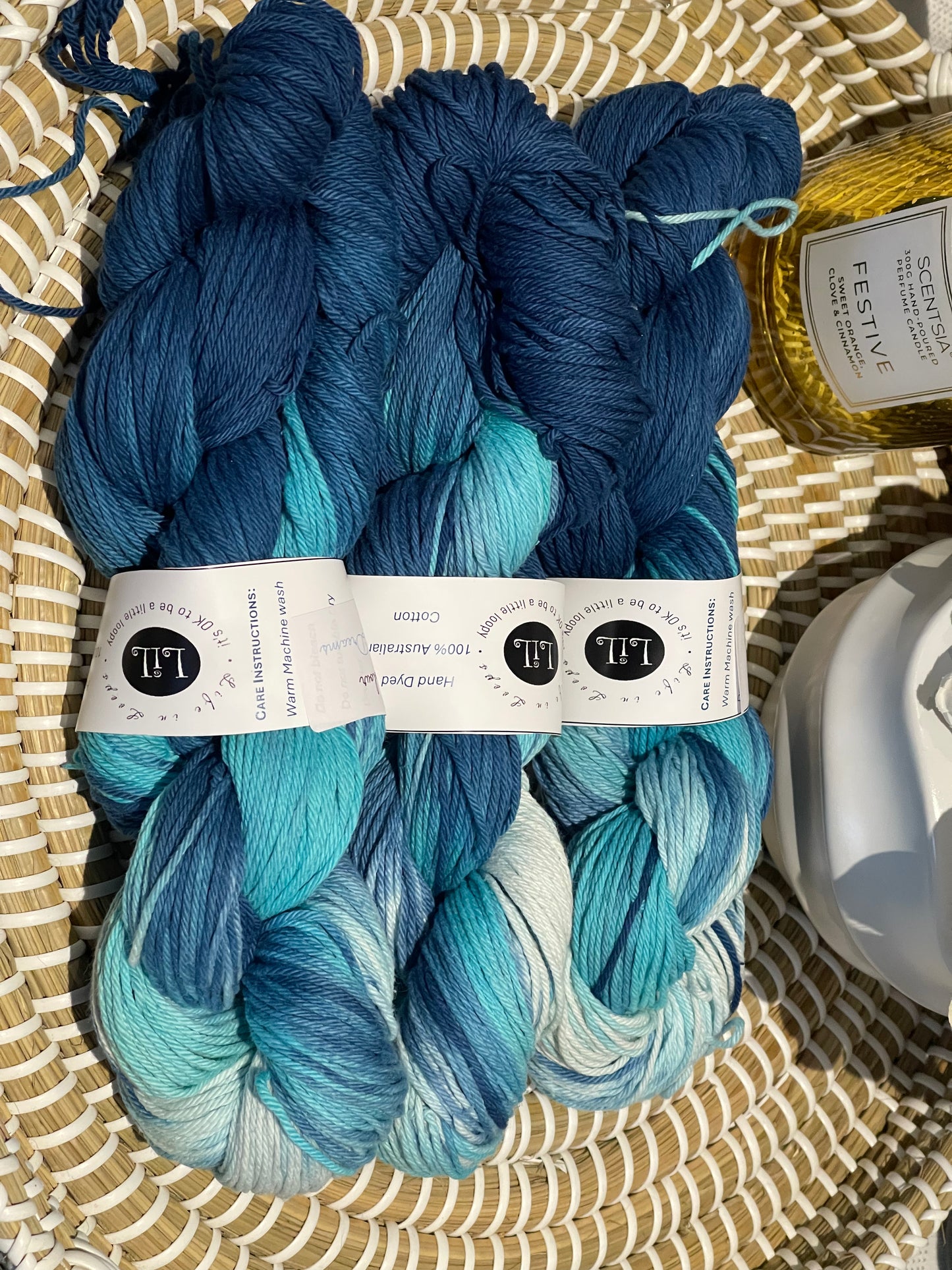 Hand Dyed Cotton Yarn - 100g Mix & Match