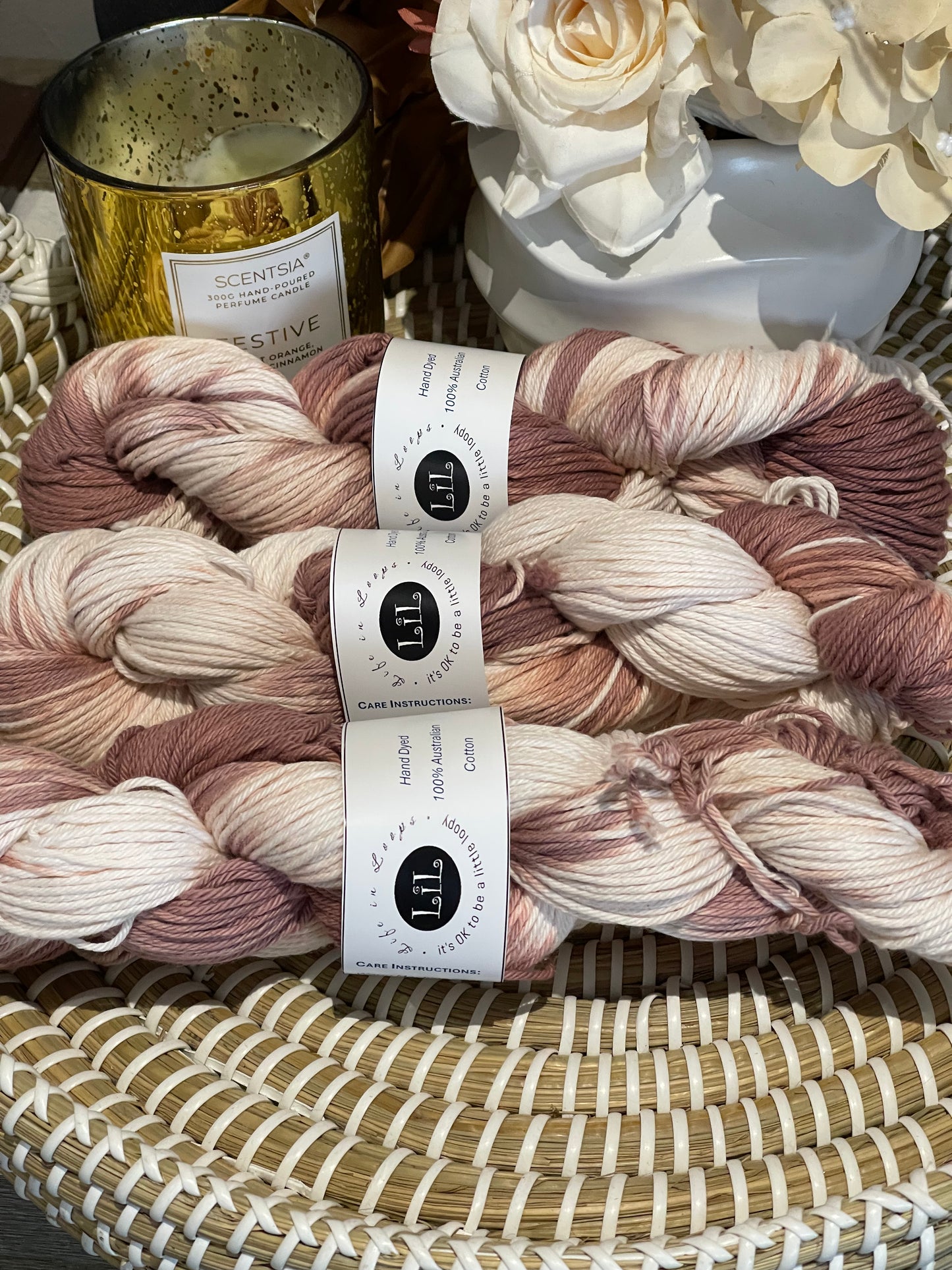 Hand Dyed Cotton Yarn - 100g Mix & Match