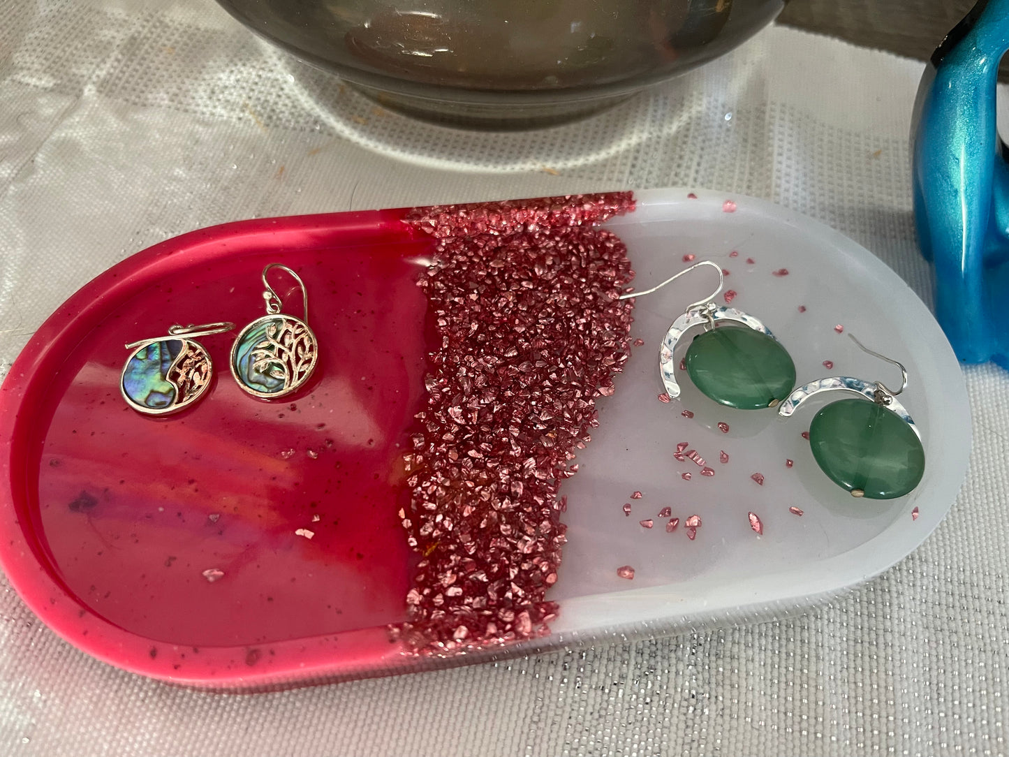 Handmade Resin Trinket Tray