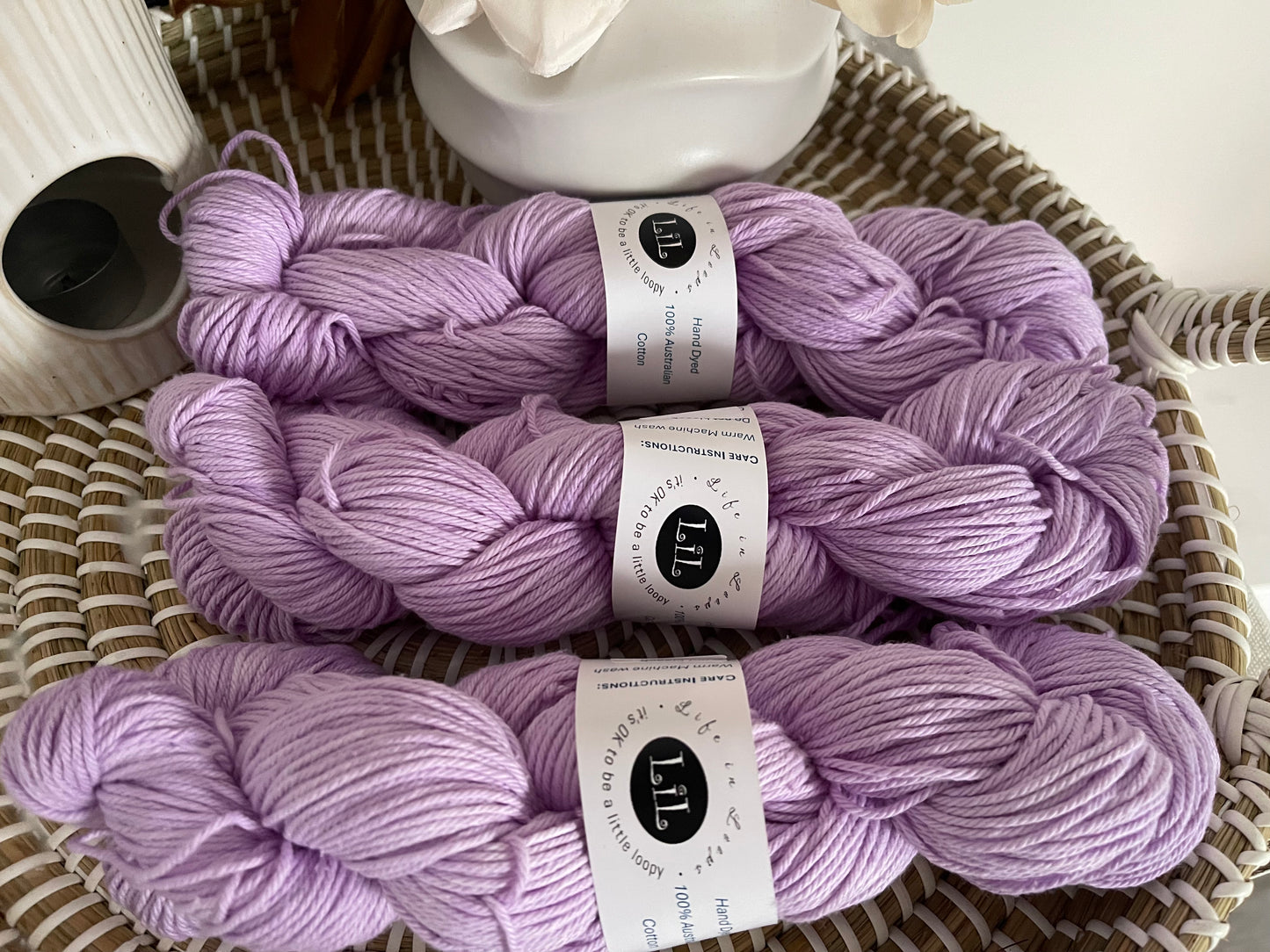 Hand Dyed Cotton Yarn - Semi Tonals