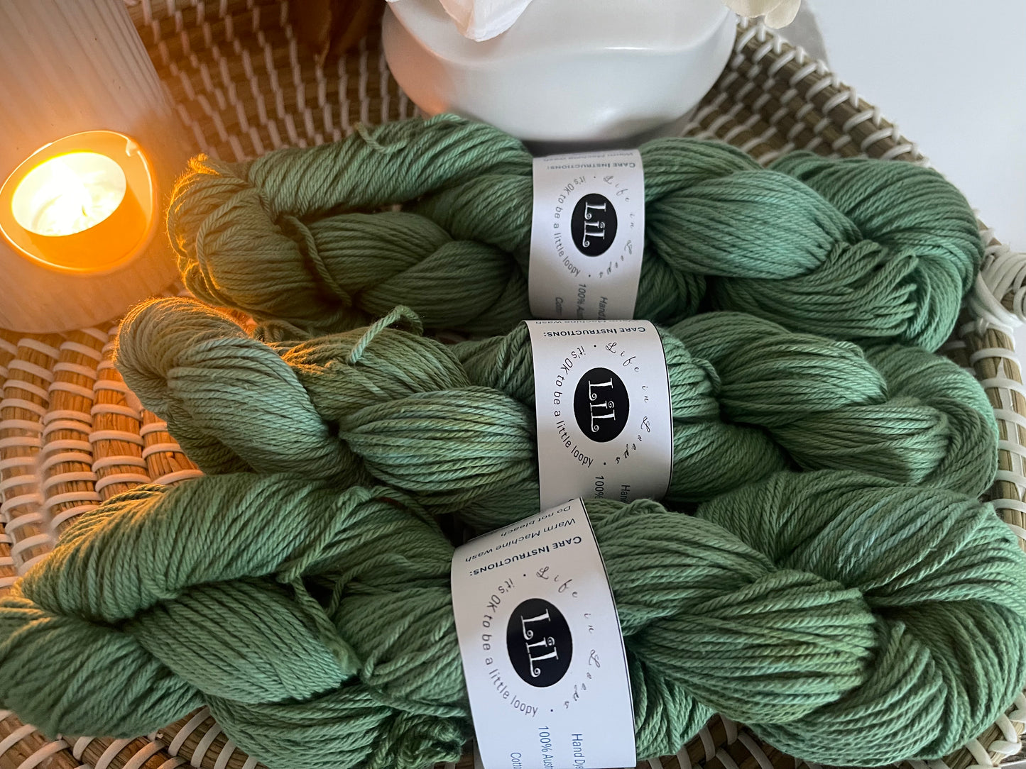 Hand Dyed Cotton Yarn - Semi Tonals