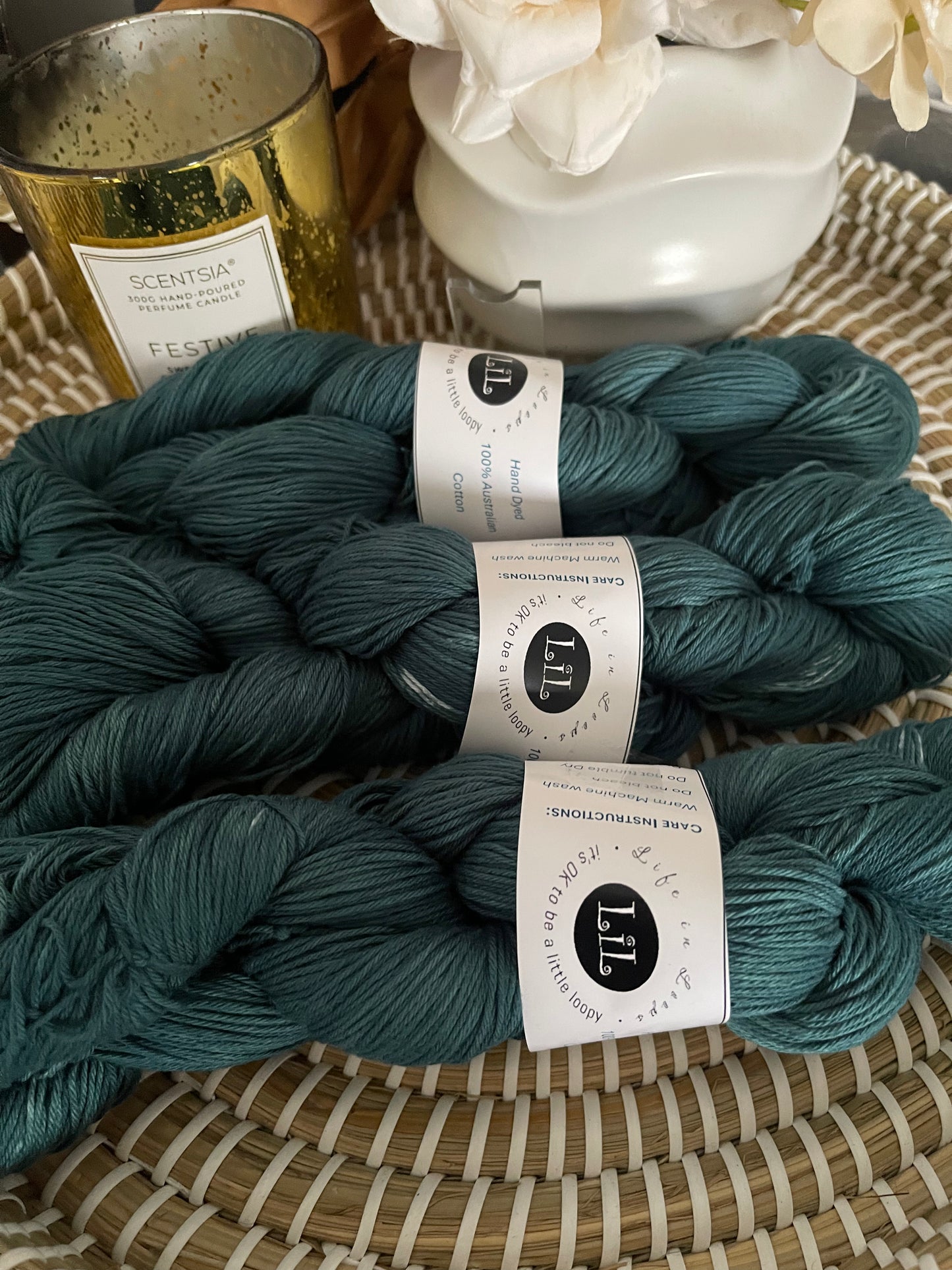 Hand Dyed Cotton Yarn - Semi Tonals