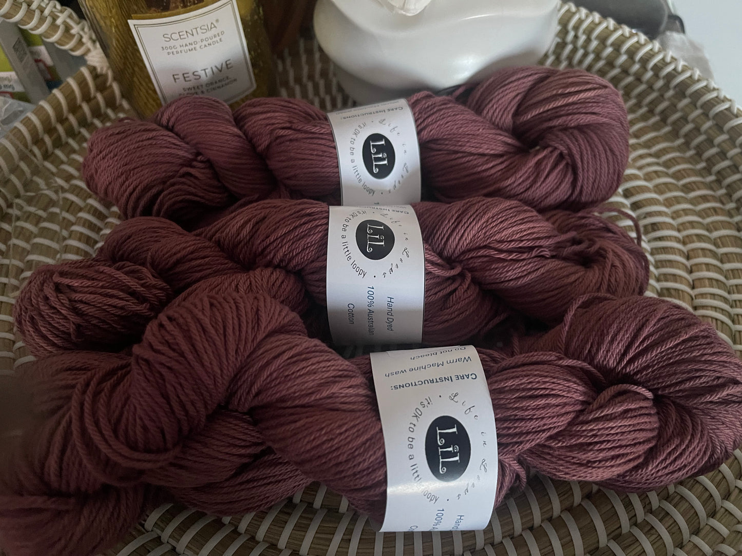 Hand Dyed Cotton Yarn - Semi Tonals