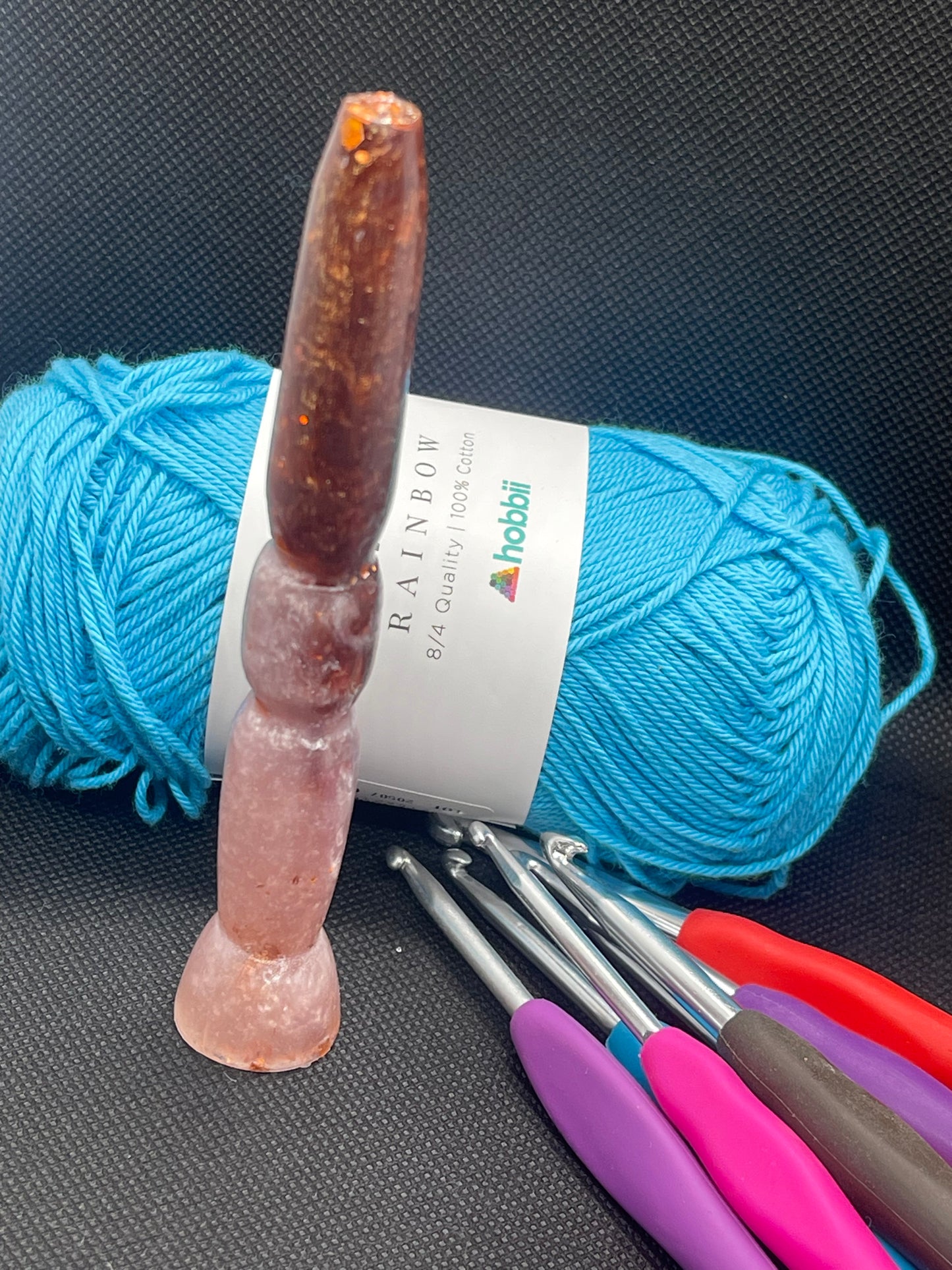 Custom Resin Crochet Hooks - Standing Band