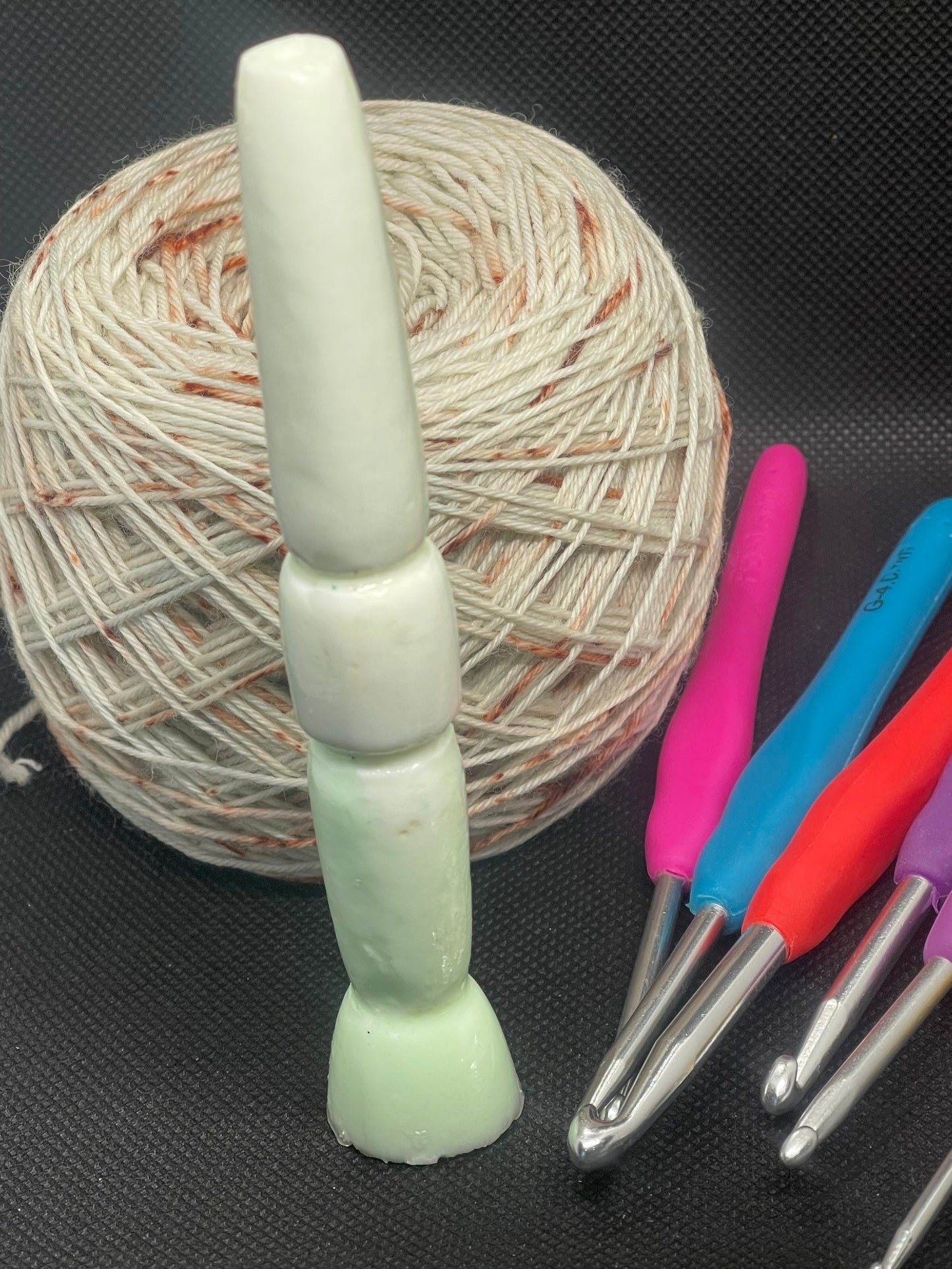 Custom Resin Crochet Hooks - Standing Band