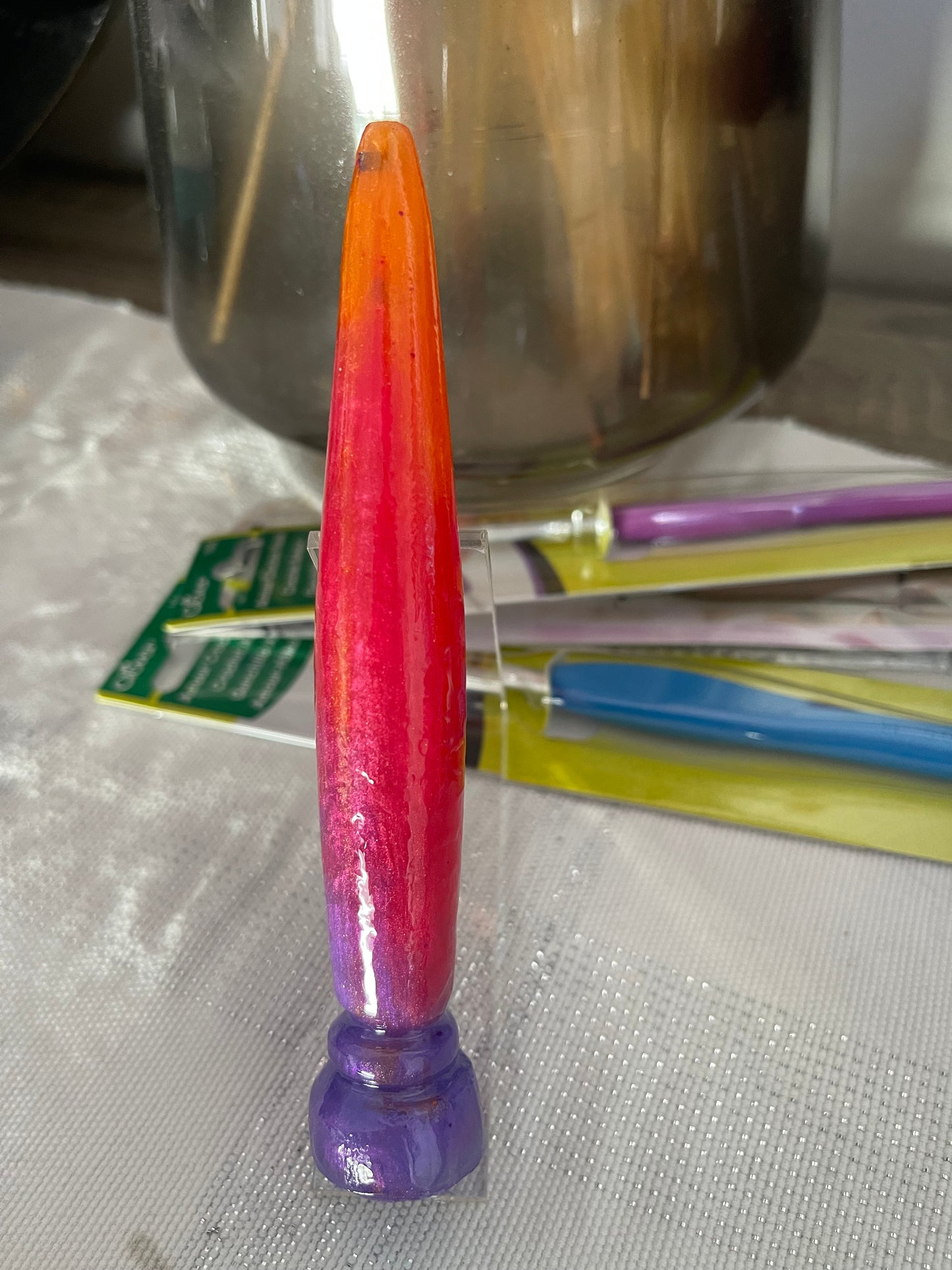 Custom Resin Crochet Hooks - Standing Bullet